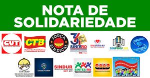 Nota de solidariedade à diretoria do Sinjur